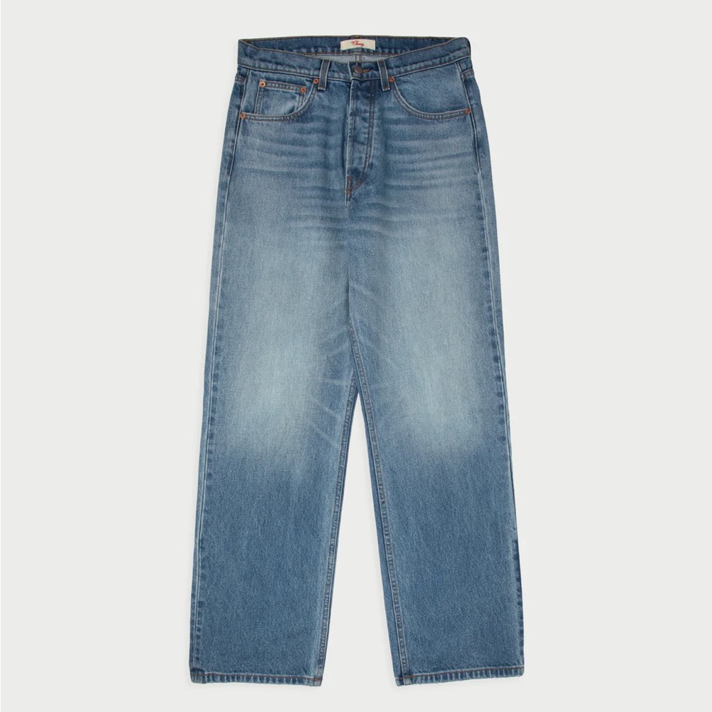Cherry Los Angeles wide medium wash denim